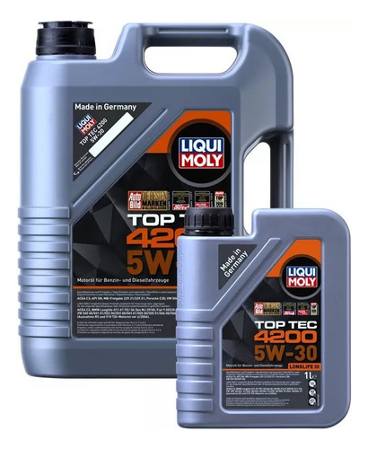 Aceite Motor Top Tec 4200 5w30 6l Liqui Moly