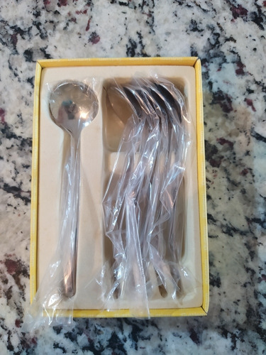 Set De 6 Cucharas Para Servir Azúcar Marca Guttlen 