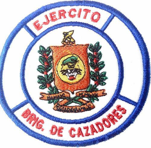 Antiguo Parche Brigada De Cazadores Carvajal Ejercito Tigre