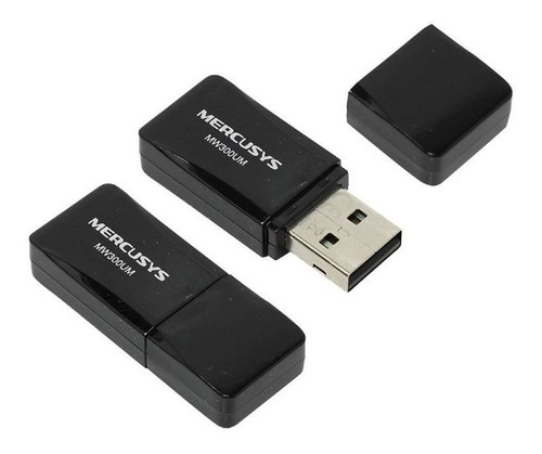Imagen 6 de 6 de Mini Adaptador N300 Mercusys Usb Inalambrico 300 Mbps Pc