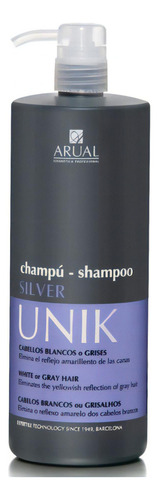  Shampoo Para Cabello Rubio Y Blanco Unik Silver Arual 1 L