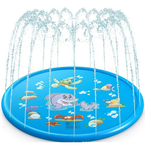 Pileta De Agua Piscina Tipo Fuente Alfombra 170cm Niño Niña