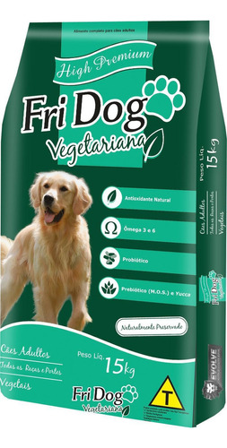 Ração Fri Dog Vegetariana Cães Adultos 15kg