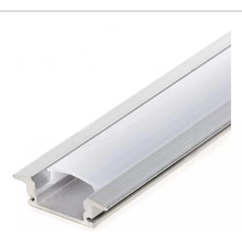 Perfil Aluminio Para Luz Led Cocina Closet Baño Empotrar 2mt