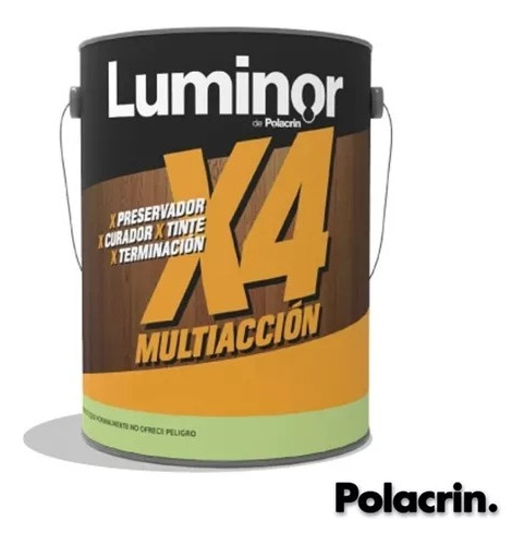 Luminor X4 Pintura Protección Madera Satinado Colores 4l