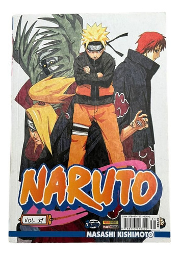 Mangá Naruto Vol.31 Anime Japonês Desenho Quadrinho