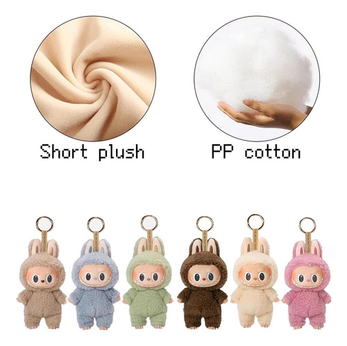 2pcs Llavero De Monstruo De Peluche,muñecas De Peluche