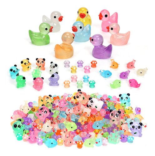 Mini Pato Que Brilla En La Oscuridad, Pequeños Animales De