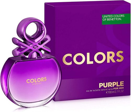Imagen 2 de 4 de Perfume Benetton Colors Purple De 80ml For Her