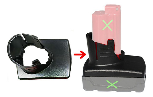 Caja De Plástico Para Batería M12 De 12 V, 3 Piezas (sin Cel