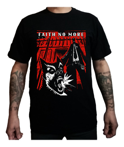 Polera Faith No More Estampado En Serigrafía