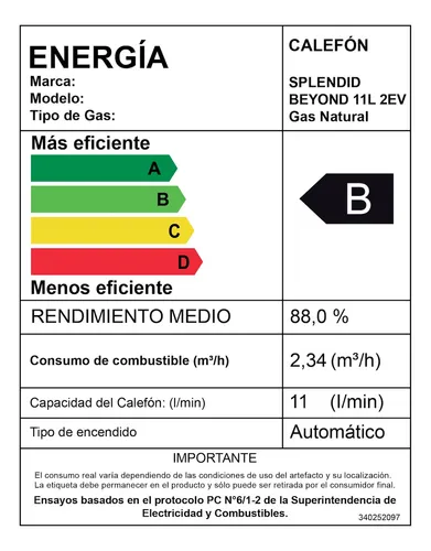 Pack Calefont 11l Tiro Natural Gas Natural + Gabinete
