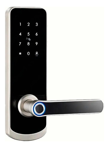 Cerradura Digital Mklock Mka230 Negro/plata Empotrable
