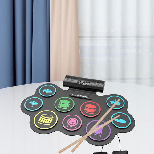 Tambor Eléctrico Compacto Para Músicos Novatos