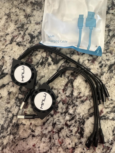 Cable De Carga Múltiple Usb Tipo C Puerto Micro Y iPhone