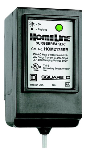 Square D De Schneider Electric Hom2175sb Homeline Surgebreak