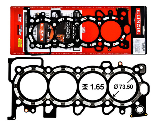 Junta Tapa Cilindros Honda Fit Vtec 2005/ 1.5 L15a1 L15a6