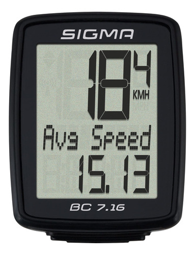 Sigma Bc 7.16 - Computadora De Bicicleta Con Cable | Velocid