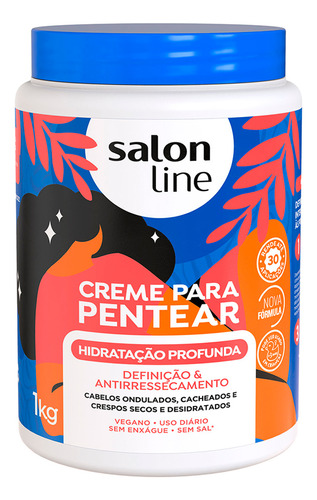 Creme Para Pentear Hidratação Profunda 1kg Salon Line