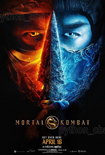 Pósters Película Mortal Kombat - 2021 - 120x85cm..