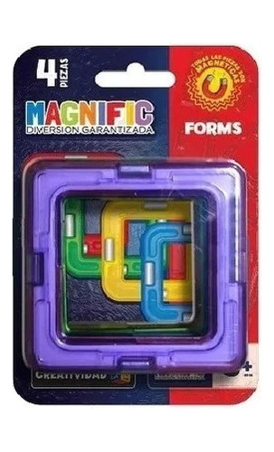 Bloques Magnific Forms 4 Piezas Magnéticas 2420 Sensoriales Motrocidad Fina Concentracion Pasa Tiempo Eduactivos Didacticos Habilidades Terapeuticos Saludables Sanos Diversion Pura Divertidos