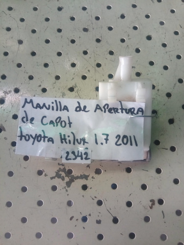 Manilla De Apertura Capot Toyota Hilux 2.7 2011