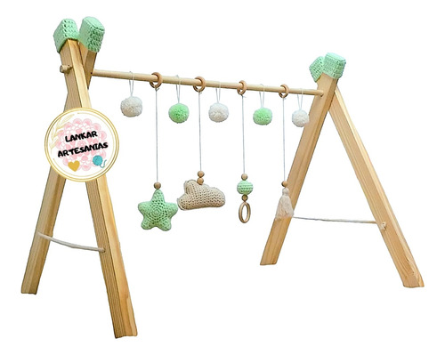 Gimnasio Para Bebe Waldorf Modelo Estrella Crochet Artesanal