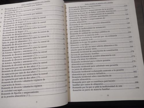 Guía Y Modelos En Materia Civil Y Familiar 2008 (Usado)