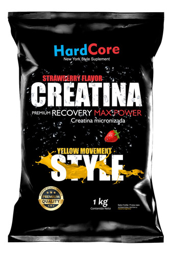 Creatina Monohidrato Hardcore Nutrition 1kg