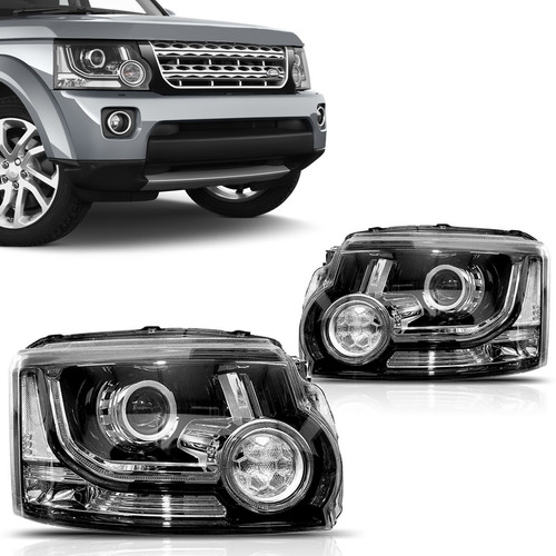 Farol Discovery 4 2014 2015 2016 Com Led D3s 15 Pinos