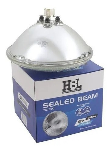 Farol Sealed Bean Universal 12v 75x50w Grande 7550