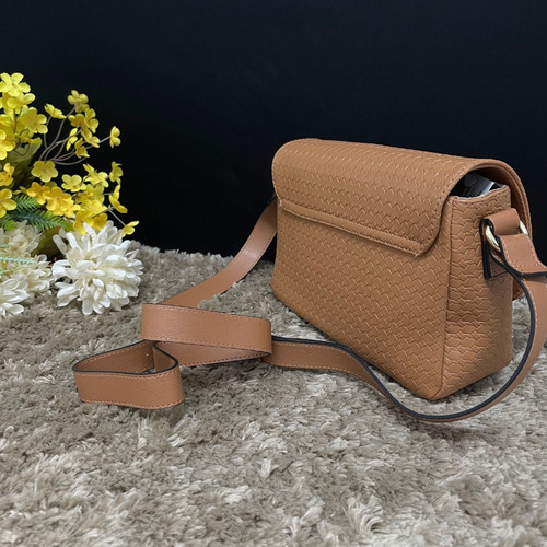 Bolsa feminina Bandolera Vizzano Tiracolo cor Camel