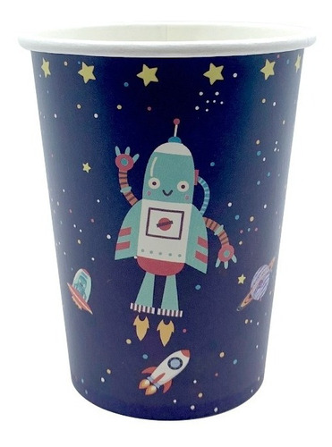 Vaso Astronauta X 10 Unidades - Cumpleaños