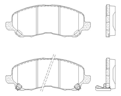 Pastilha De Freio Dianteira Mitsubishi Asx 2.0 16v 2013