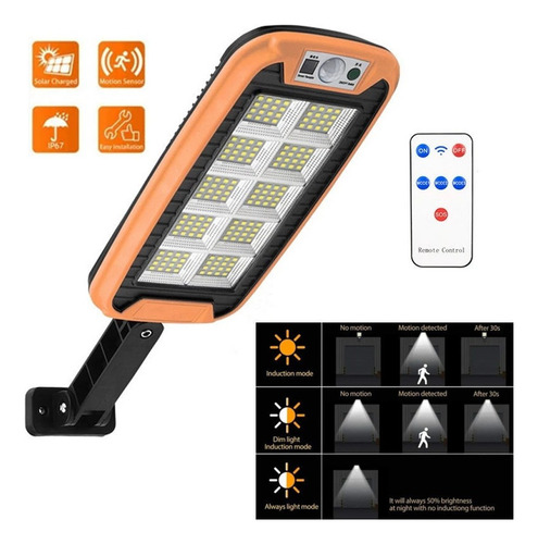 Luz Solar De Inducción Pir De Sensor De Movimiento De Tres M