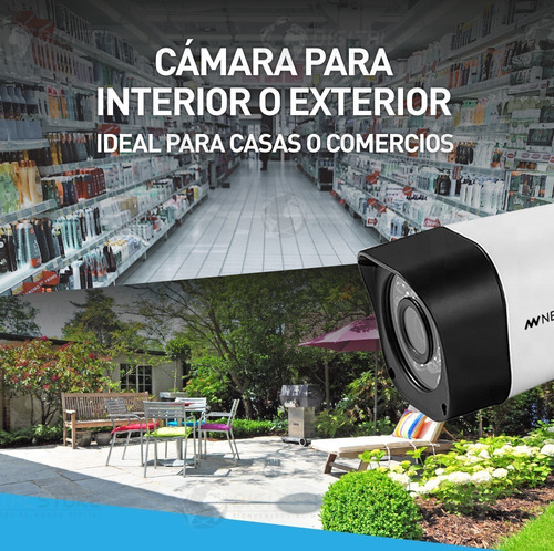 Imagen 4 de 9 de Camara Seguridad Exterior Cctv 1080p Infrarroja Gran Angular