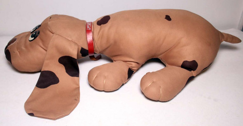 Pelucia Snif Snif Marrom Estrela Com Coleira Anos 80 50cm (Usado)