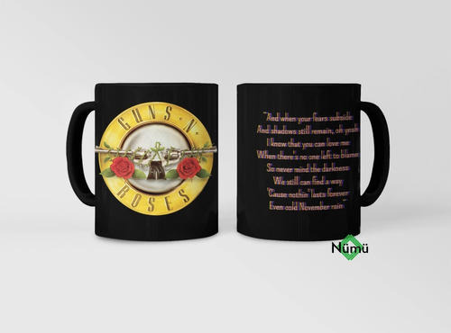 Taza Magica Guns N Roses Noviember Rain