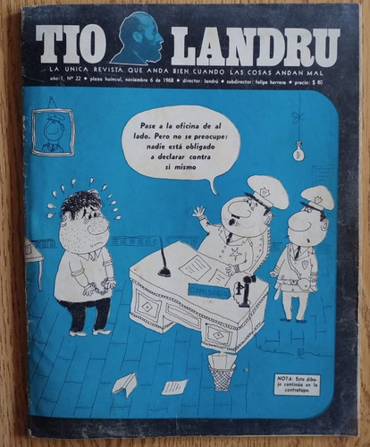 7 Revistas Tío Landru / Tía Vicenta / María Vizca (Usado)