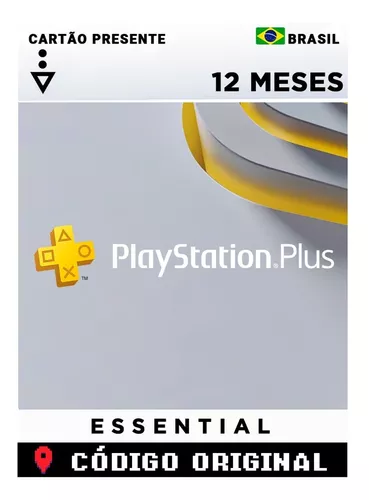 PlayStation Plus Essencial: Assinatura de 12 meses