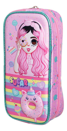 Kit Mochila Mis Pastelitos Lonchera Lap Kinder Original Rosa Rosa