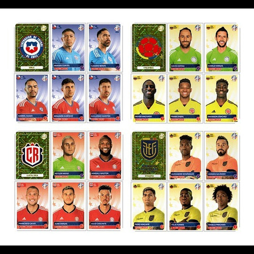 Kit Imprimible Figuritas Copa América 2024 + Ál.bum Dig|tal