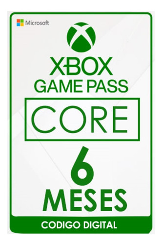 Game Pass Core 6 Meses