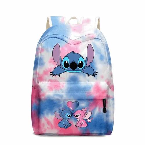 Bolsos Escolares Kawaii Stitch Para Niños Y Niñas, Viaje Con