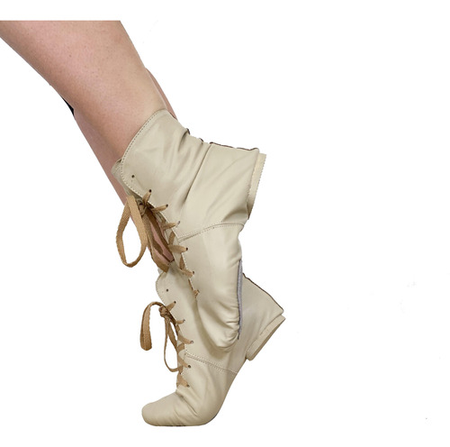 Zapatillas Calzado Danza Botitas Acordonadas