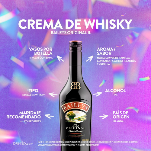 Crema De Whisky Baileys The Original 1000 Ml