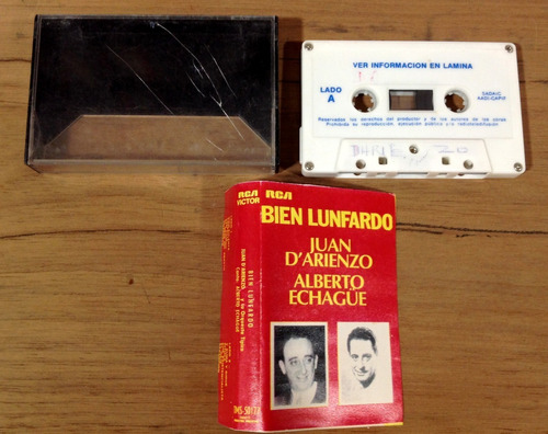 Juan Darienzo Alberto Echague Bien Lunfardo Cassette