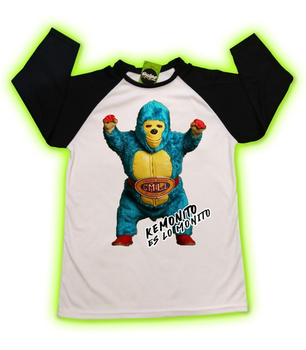 Playera Kemonito Es Lo Monito Lucha Libre