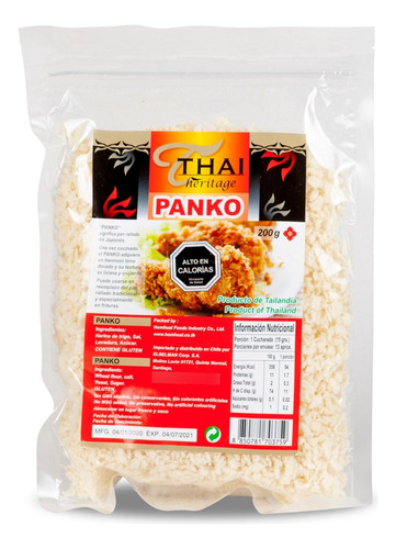 Pack Panko Gourmet Thai Heritage 200 Gr X 12 Un