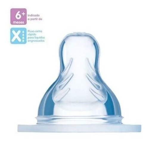 Imagem 2 de 3 de Bico X Mam 1436 - Fluxo Super Rapido (6 + Meses) Com 1 Un